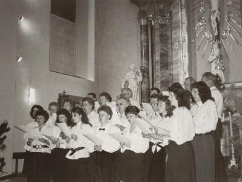 Wolfgang und der Kirchenchor Eiersheim